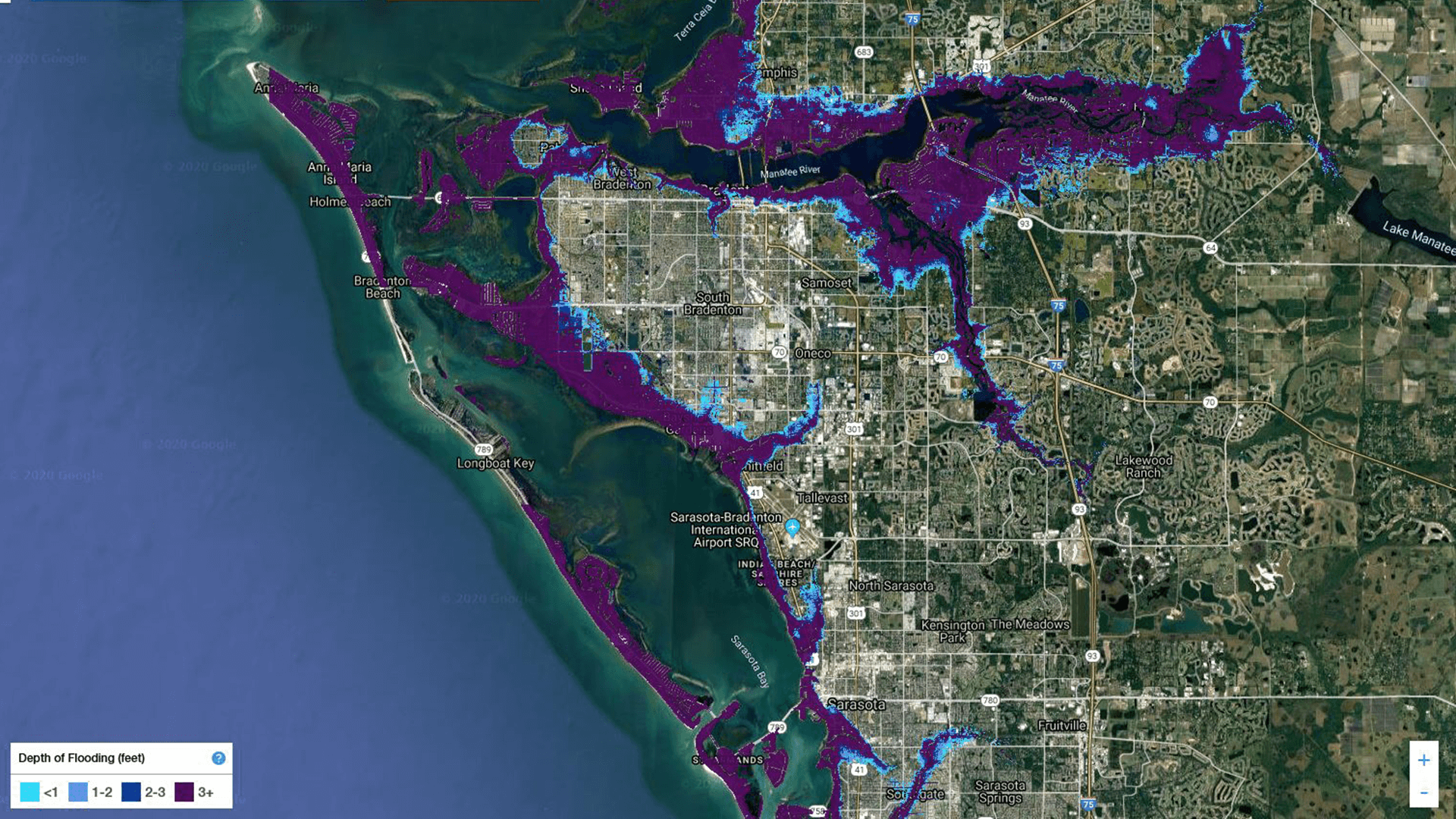 Flooding Zone Map